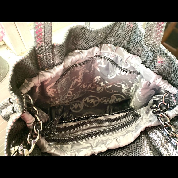 MICHAEL Michael Kors Faux Python Tote Bag - Picture 6 of 17